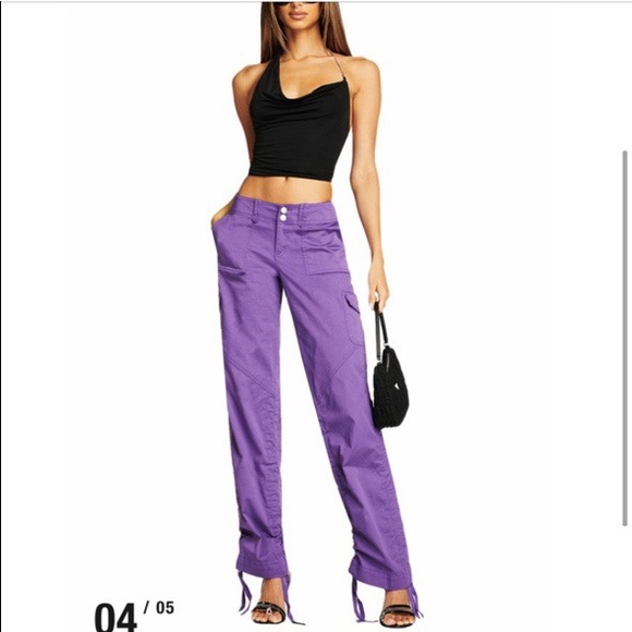 SOLD‼️Purple Iamgia cargo pants - Picture 4 of 5